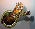 tiger growls 3D
